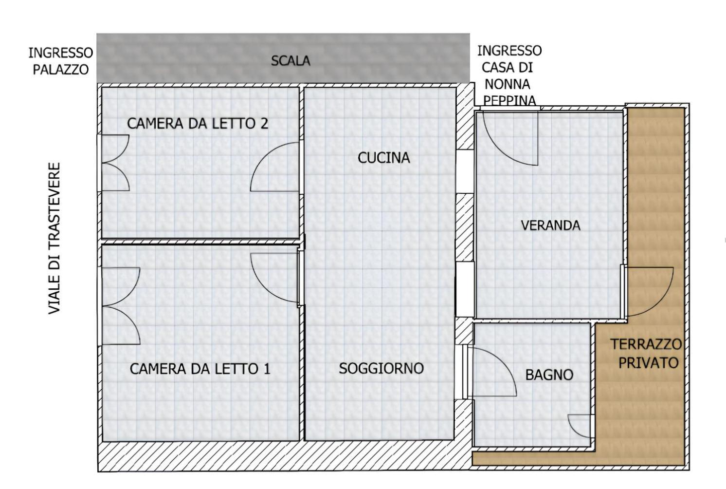 La Casa Di Nonna Peppina A Trastevere Appartement Rome